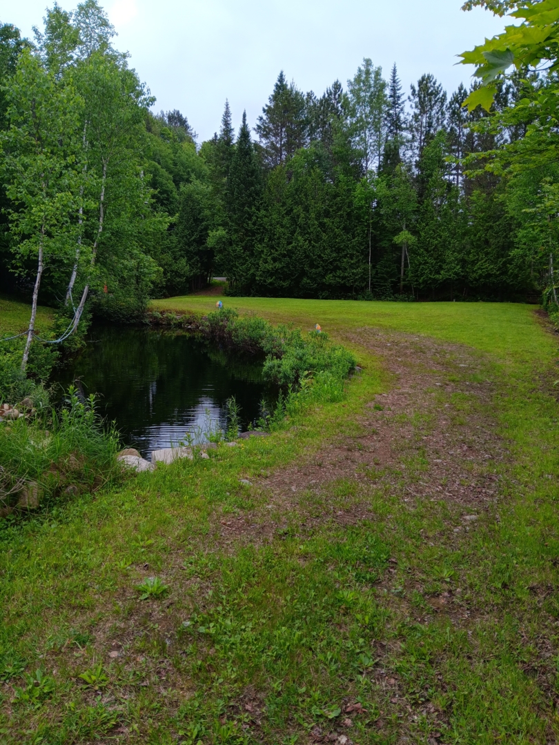 Campspace on small private lake