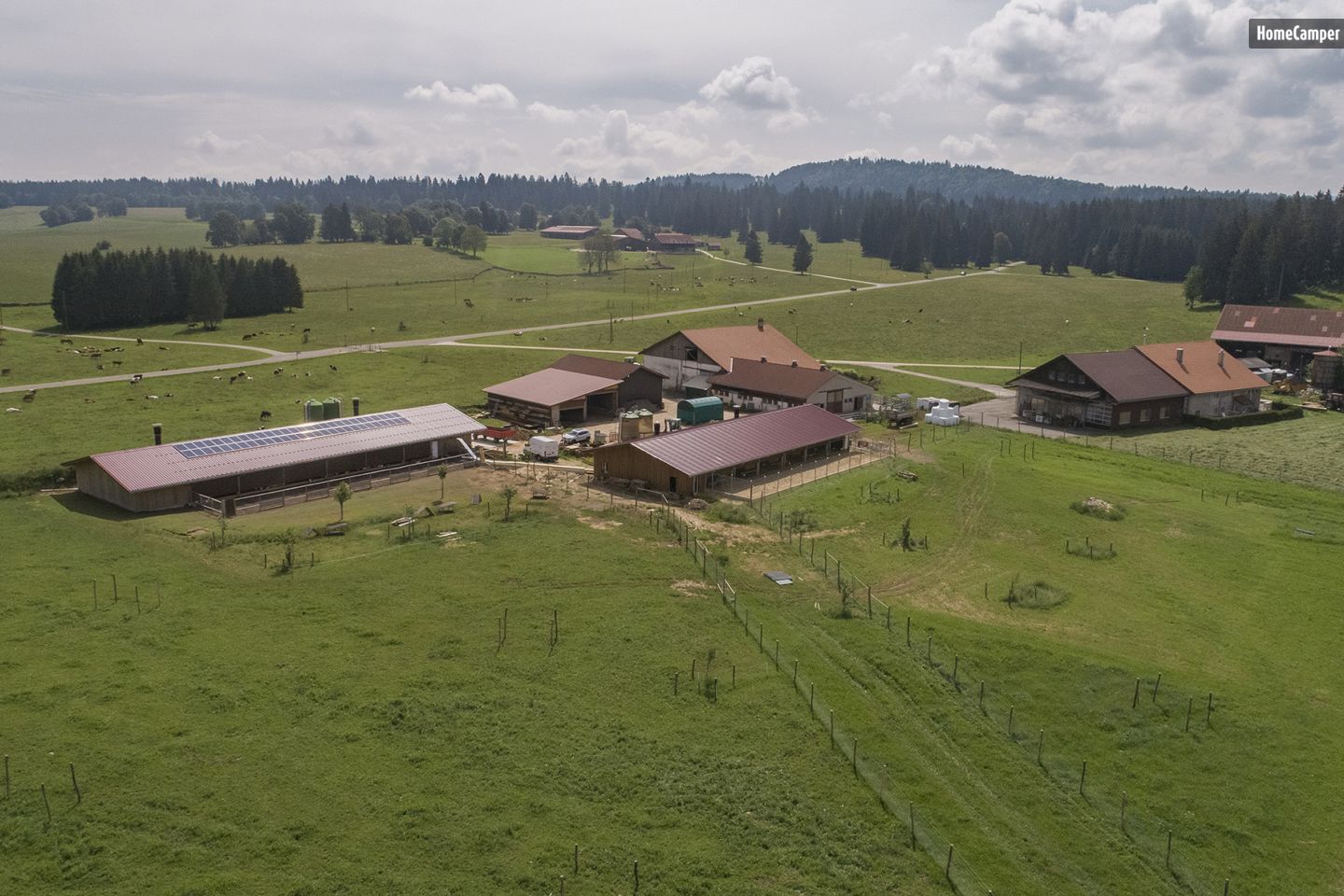 Campspace in Le Bémont, Jura