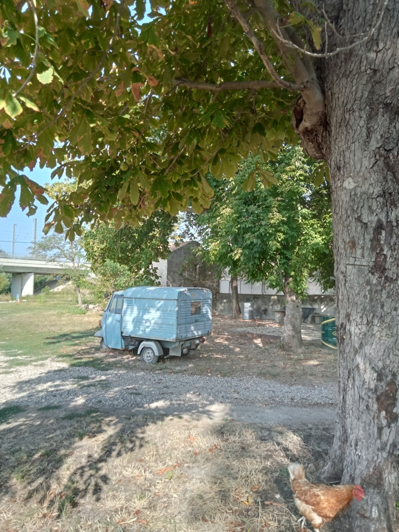 Camping in the Shade, Flat and Vast Land, Provence-Alpes-Côte d'Azur