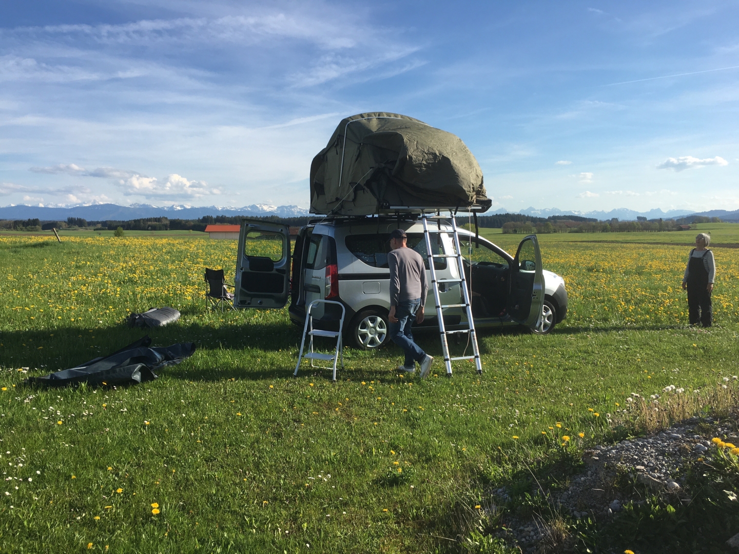 Peaceful, romantic views of the Alps year-round in a secluded location in the Auerbergland region
