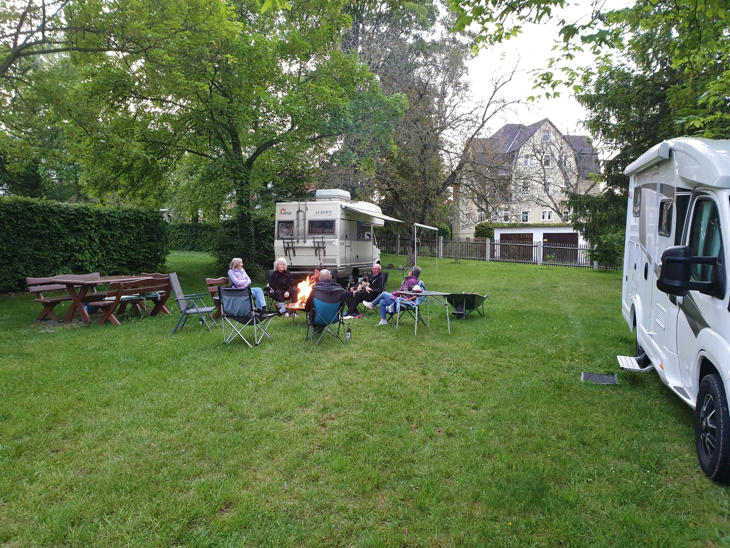 Camping at Villa Helios in Weida
