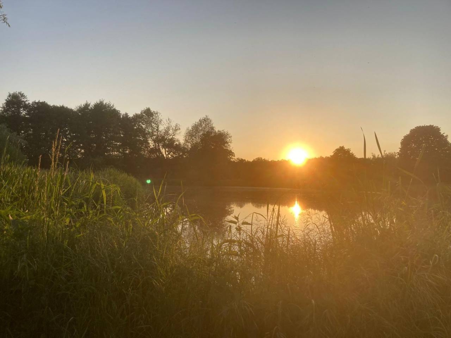 Romantic campspace in a secluded location on the water near Möckern, Saxony-Anhalt