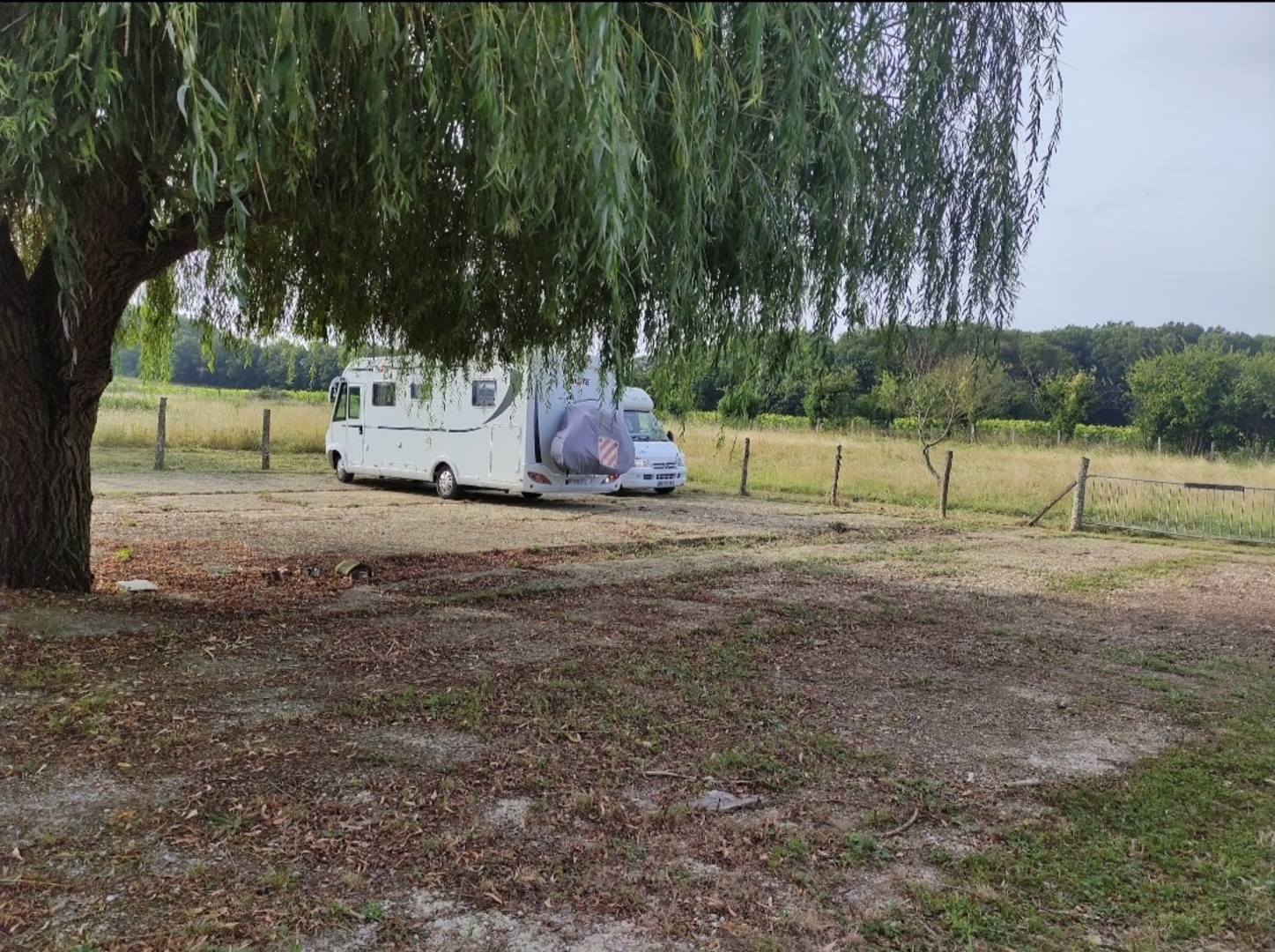 Quiet stop in the countryside