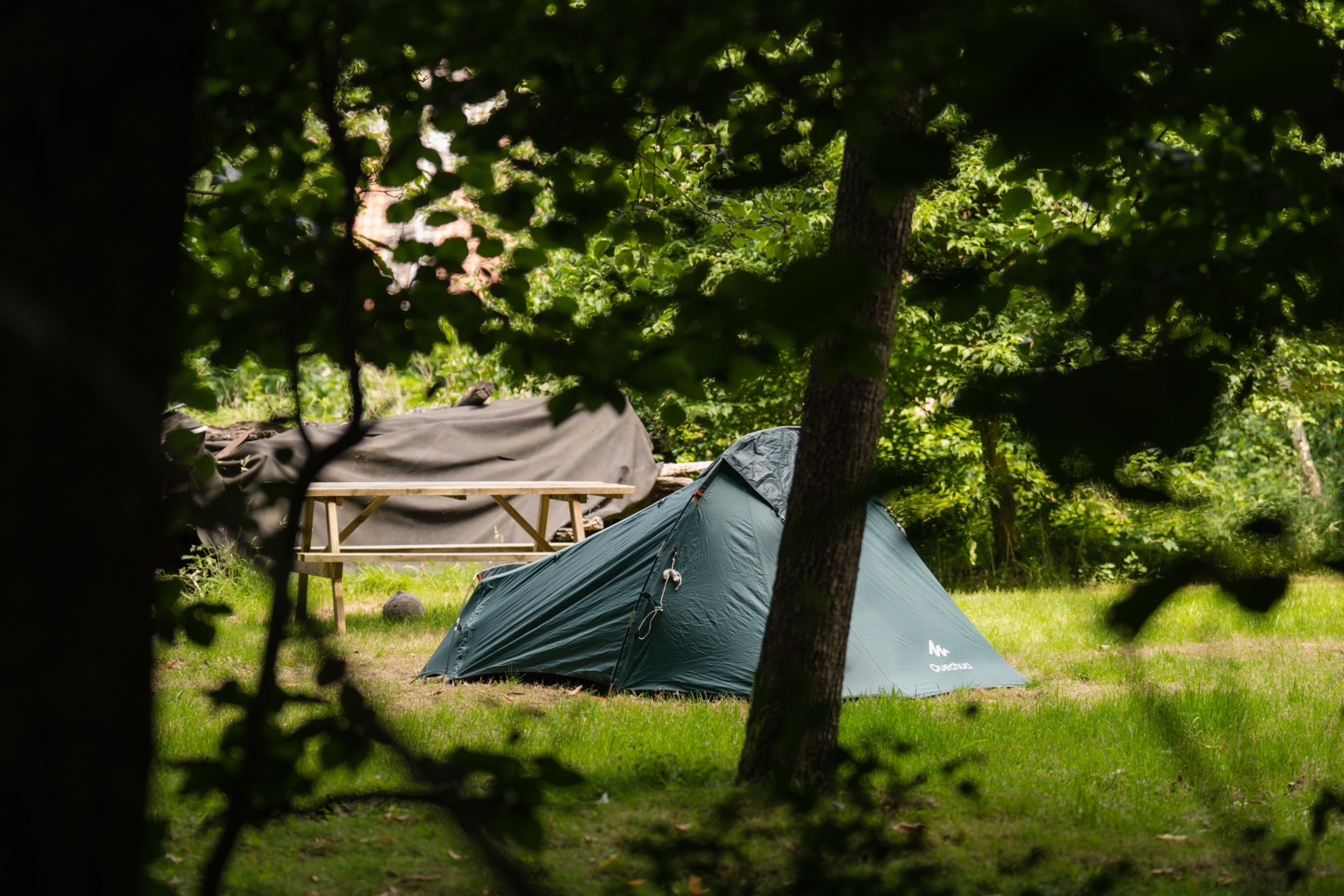 Quiet ecological garden campsite close to Bruges