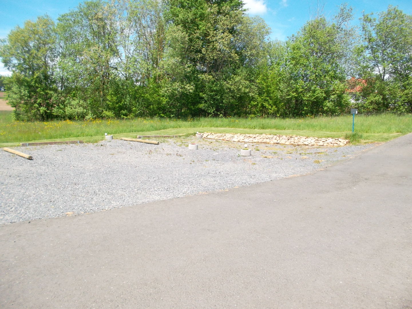 Parking space in the Riedwiesen