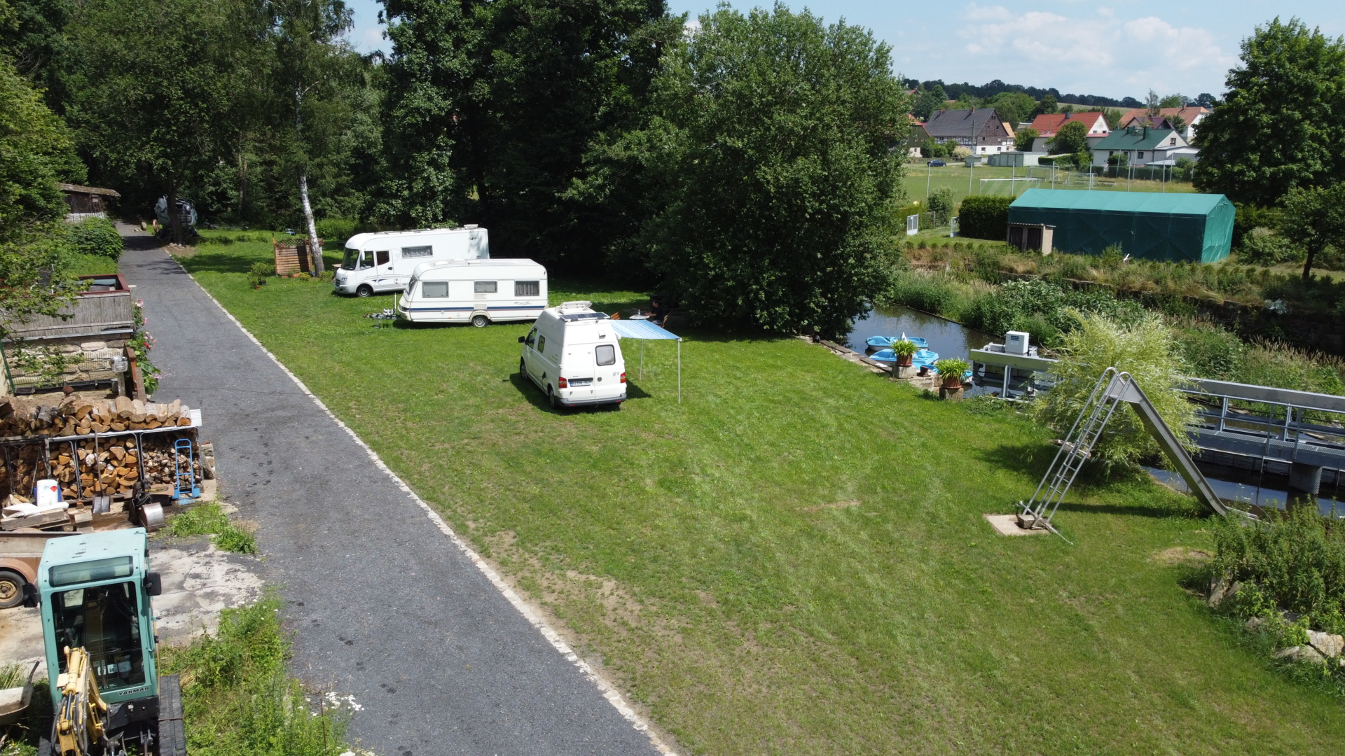 Motorhome parking space at the Hofemühle 5x7m No. 03