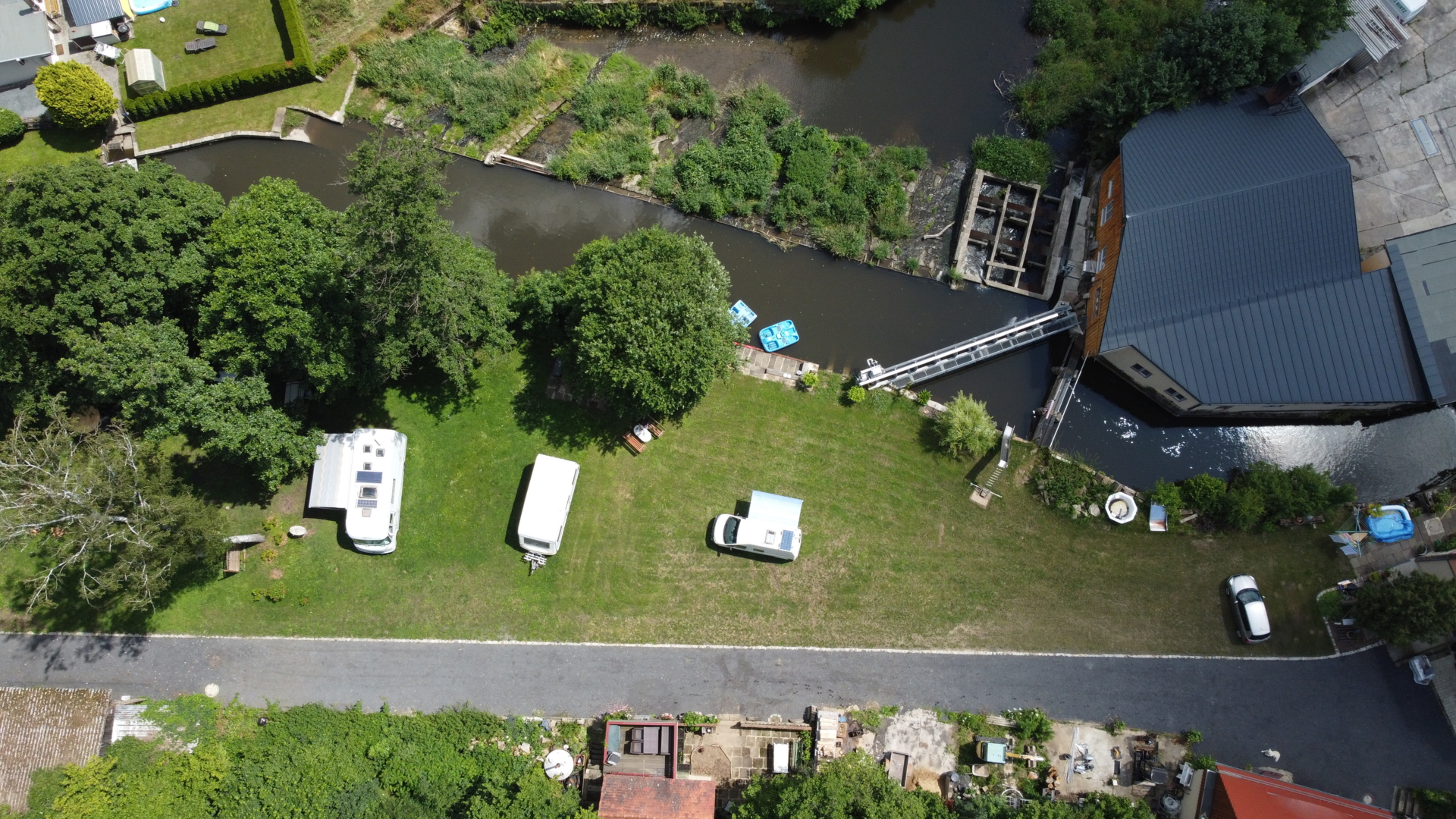 Motorhome parking space at the Hofemühle 5x7m No. 03