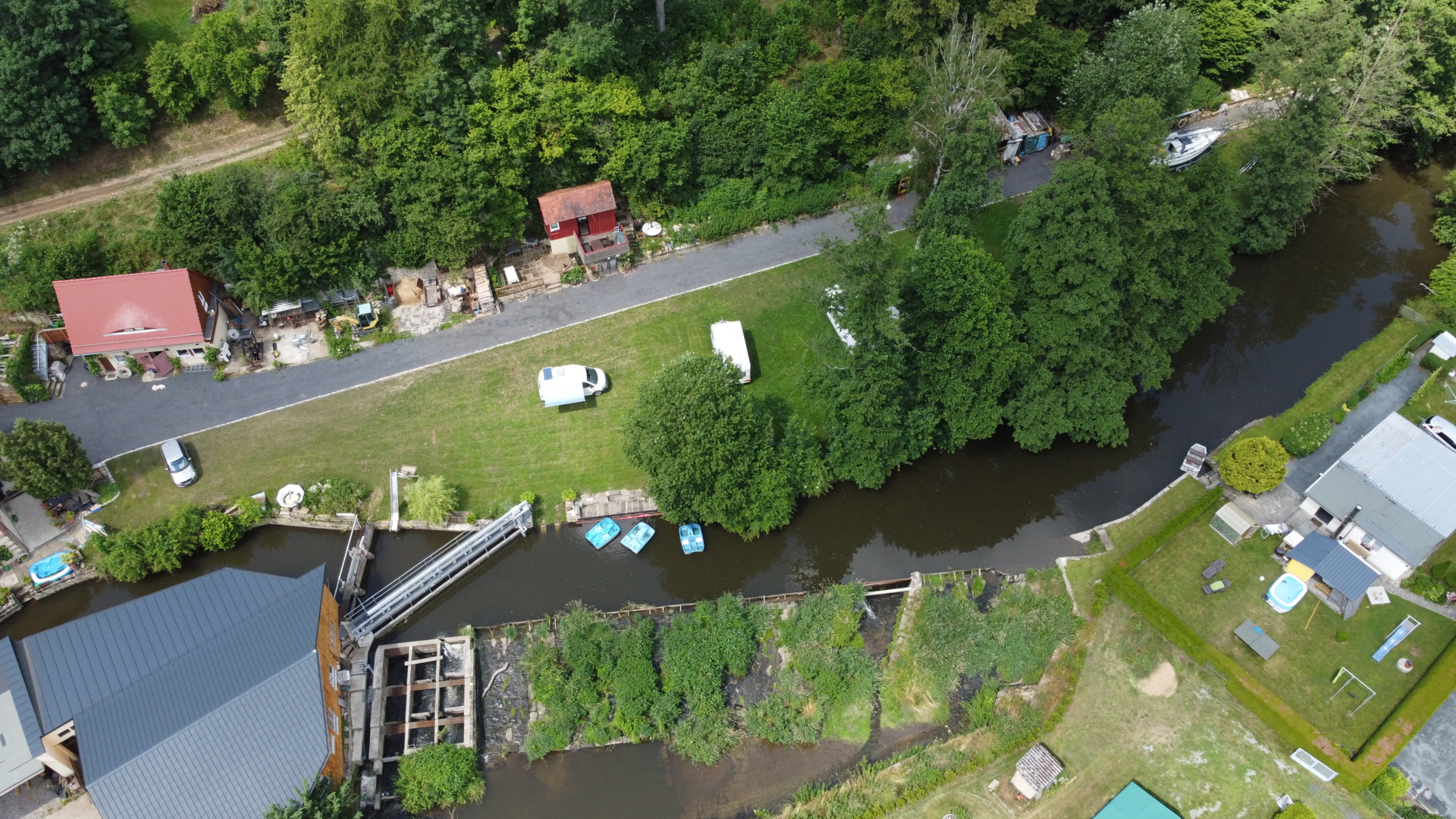 Motorhome parking space at the Hofemühle 5x7m No. 03