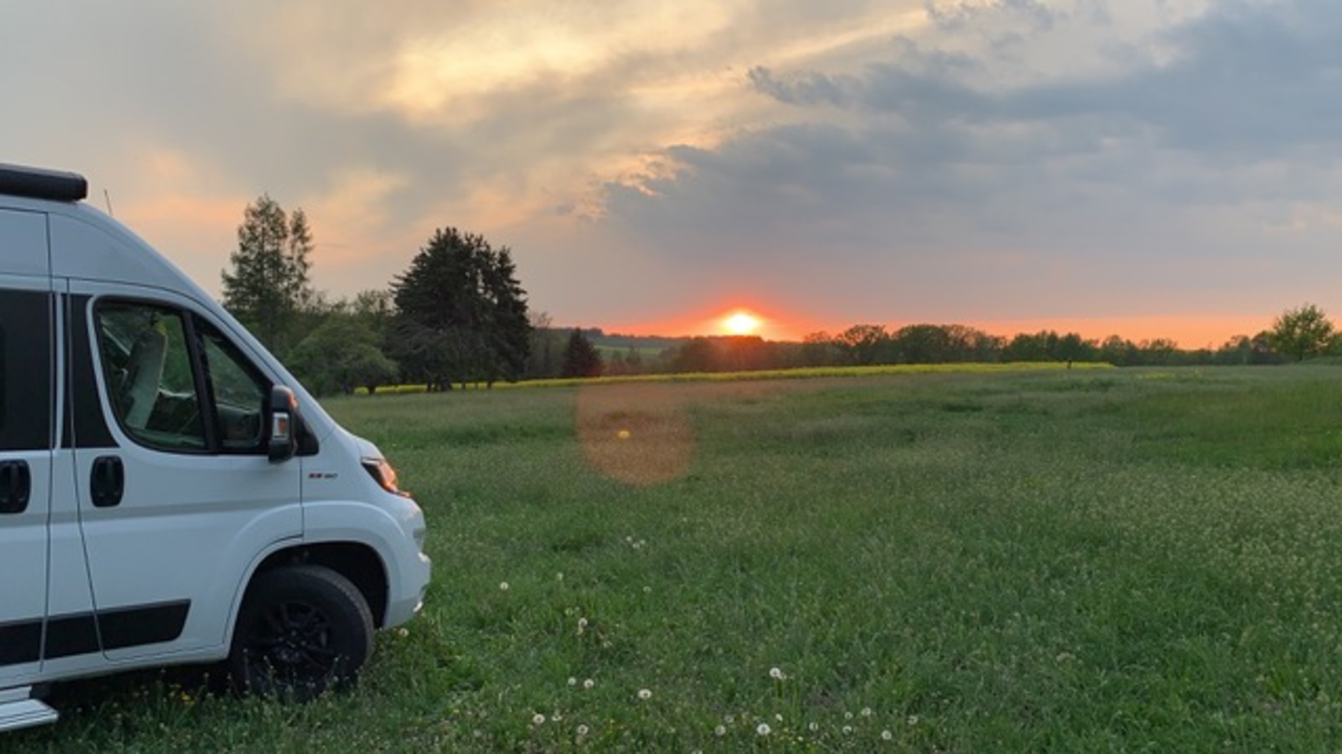 Camping at the Arnsdorf poultry farm