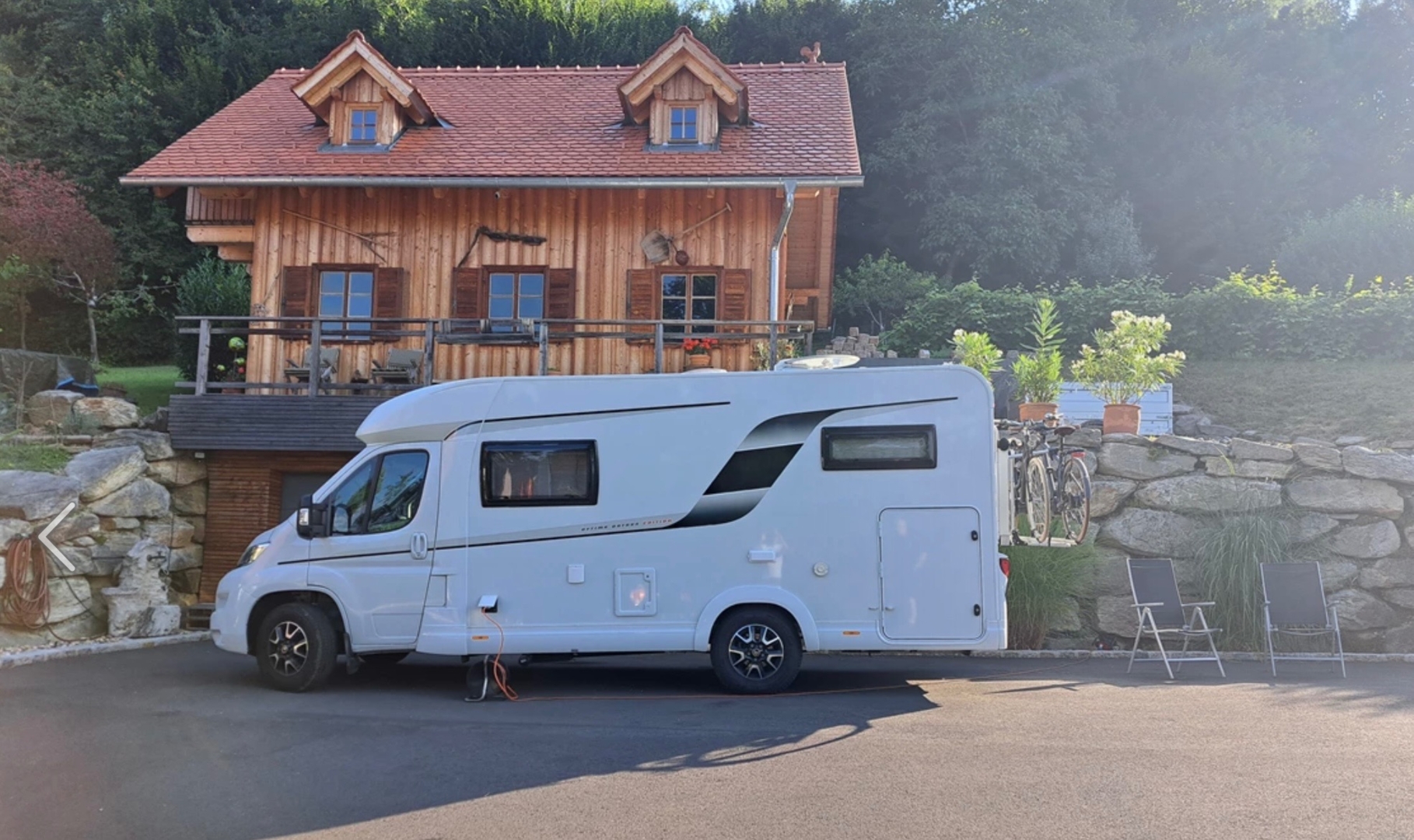 parking space in the Pöllauer Tal Nature Park