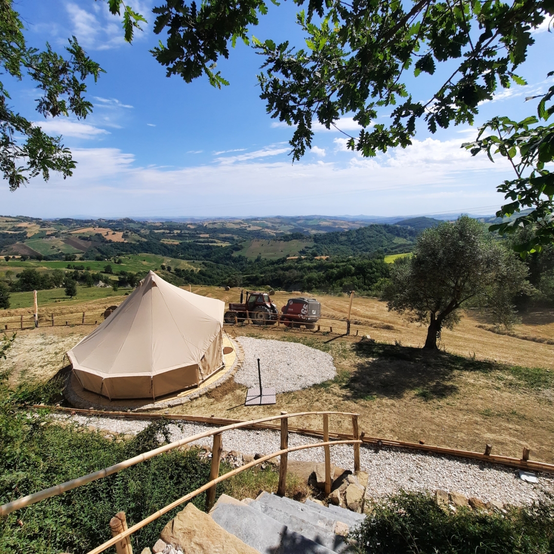 Glamping in der Natur mit Frhstck in den Marken, Italien
