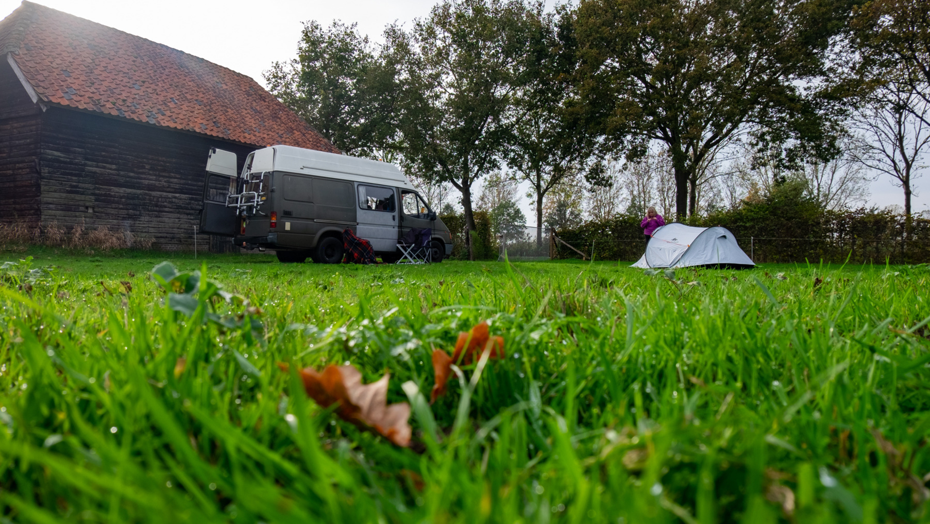 Hut on the field