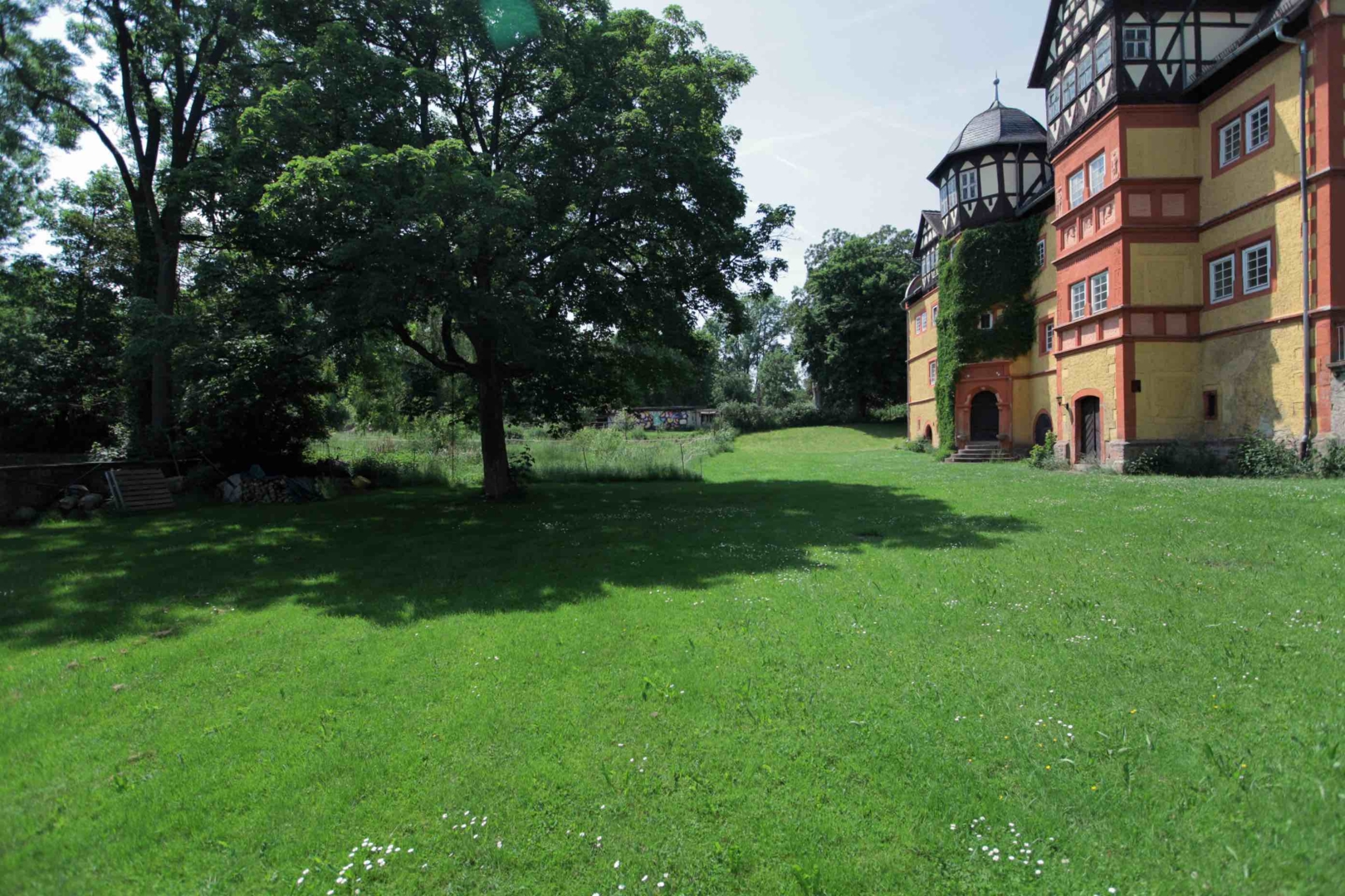 Castle campsite between the Rhön and the Thuringian Forest