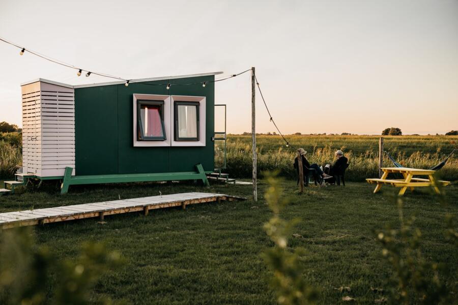 Small-scale, personal and cozy campsite on the edge of Leiden.