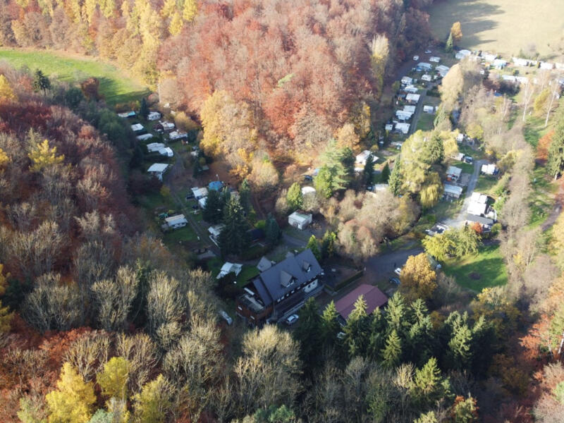 Camping Weißenthalsmühle in het noorden van Hessen