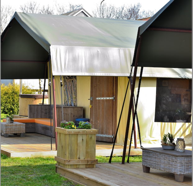 Ontstressen op een prachtige locatie met vrij uitzicht over de boerenakkers. afbeelding 1