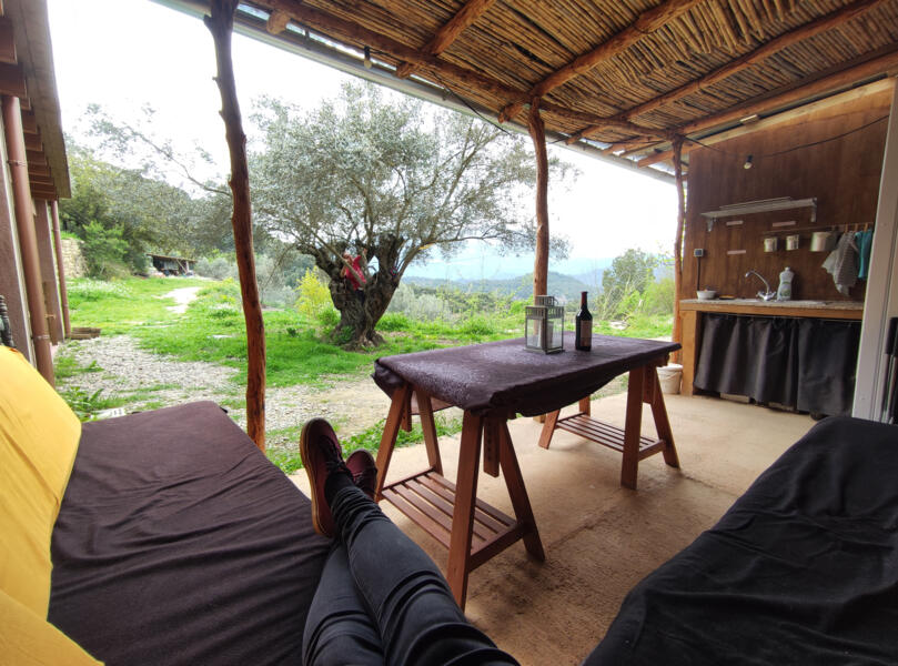 Masia Catalana en Montserrat, Barcelona afbeelding