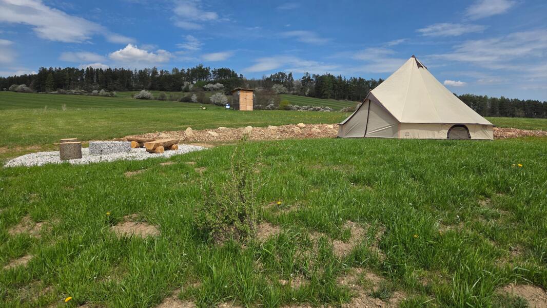 Campspace in Zvstov, Central Bohemian Region, near the Prague