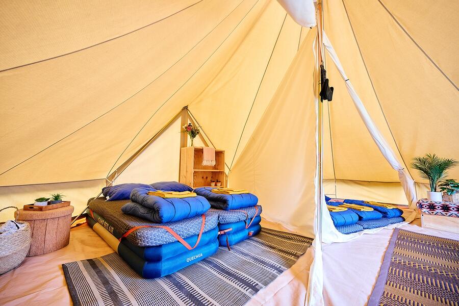 camping zelt wasserdicht Wasserdichtes aufblasbares Zelt, Oxford-Campingzelt for 4–6 Personen, tragbares aufblasbares mit Kaminöffnung, integriertem Luft-Aufblaszelt, winddichtes Aufblaszelt for Wandern am Strand Sport & Freizeit Das kompakte 4 Home | Hermitage School Pack Size:Single on sale