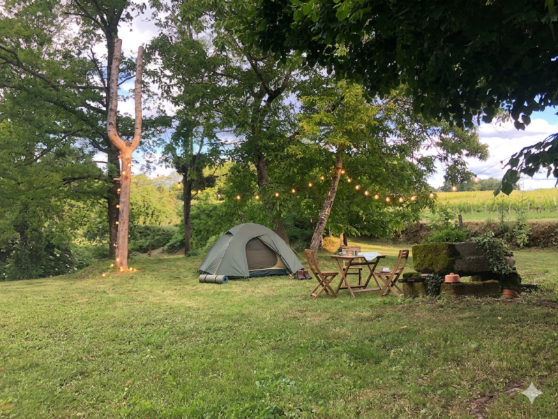 Kampeerplaats in Puisseguin, Nouvelle-Aquitaine