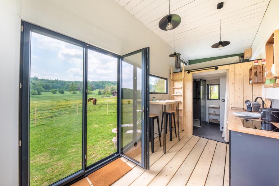 Tiny House Le Paddock, pauze dichter bij de paarden afbeelding 1