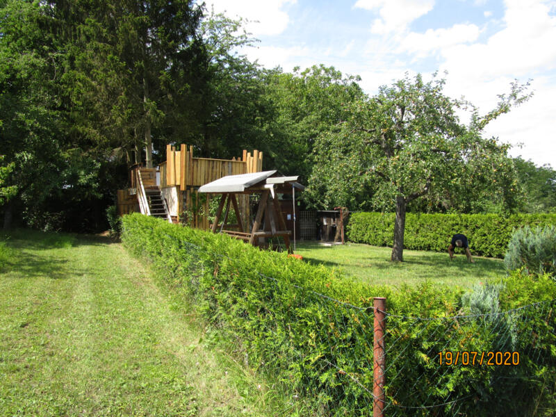 Campspace in Oberderdingen, Baden-Württemberg Weids uitzicht op de Kraichgau