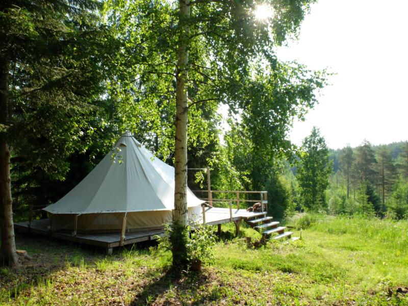 Campspace in Bjuråker, Gävleborgs län afbeelding