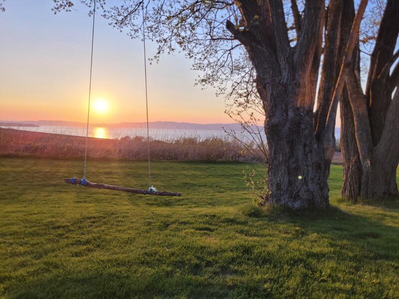 Mooie kampeerplek met zeezicht vlakbij Trondheim afbeelding